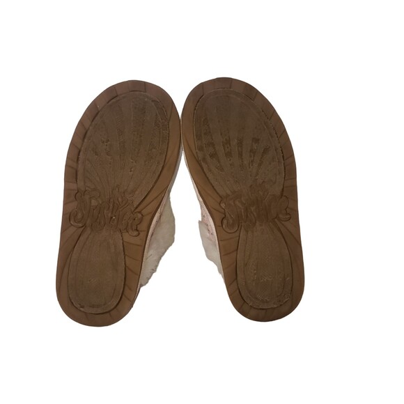 JUSTICE Girl's Pink Faux Fur Boots Booties Size 2 - Picture 5 of 9